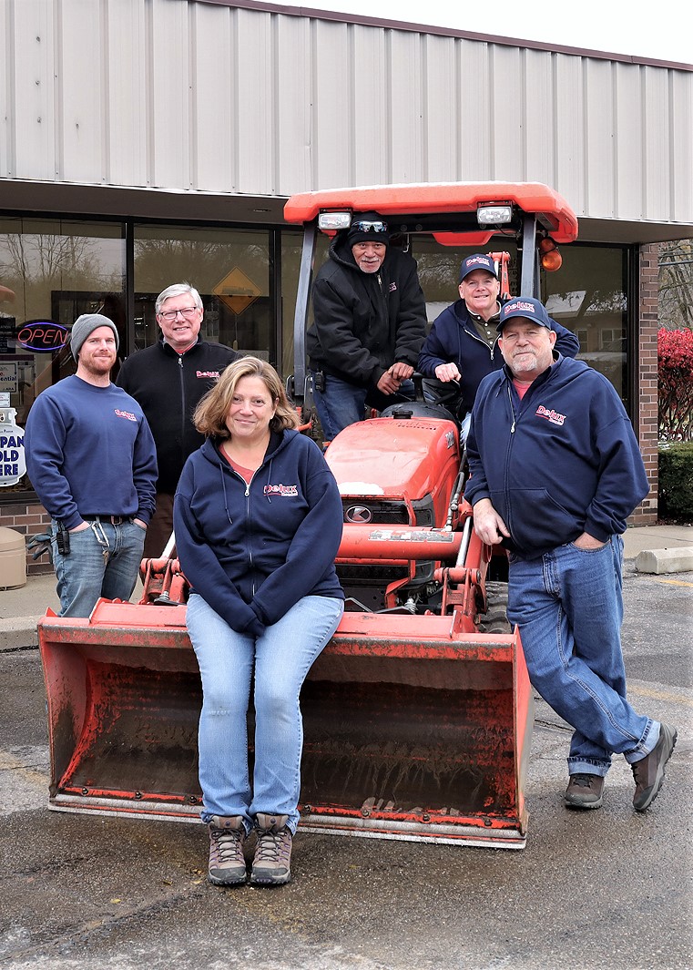 Delux Rental team with equipment